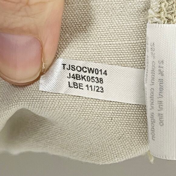 Tommy Hilfiger Women's Cargo Pants 8 Khaki Beige Wide Leg Chino High Rise Retro - Picture 9 of 9